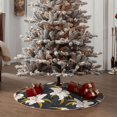 thumbnail image 4 of Sikiie Lilies Flowers Nativity Christmas Tree Skirt, Jesus Christian Winter Holiday Tree Mat Decoration(30-48IN)30", 4 of 6