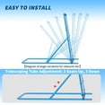 thumbnail image 2 of EcoSummer 4x4ft Dual-Mode Soccer Goal & Rebounder Net, Adjustable Angle Training Equipment for Kids Teens Adults, 2 of 6
