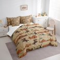thumbnail image 3 of Homewish Teens Western Cowgirl Bedding Comforter Set 7 Pieces, Tribal Cowboy Full Bedding Set, Rustic Farmhouse Horse Reversible Fitted Sheet Flat Sheet, Breathable Home Decor, 3 of 7