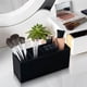 thumbnail image 4 of GOOHOCHY Soporte acrílico para brochas de maquillaje con 4 compartimentos, soporte para bolígrafos y lápices, organizador de maquillaje para tocador, soporte para cepillos de dientes para Baño, 4 of 7