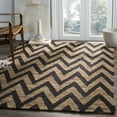 thumbnail image 2 of SAFAVIEH Organica Glanville Chevron Area Rug, Black/Natural, 8' x 10', 2 of 8