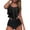 3-black swimsuit women two piece, variant on UPPADA Womens Blouson Tankini Swimsuits Ruffle Tankini Top with Briefs V Neck Solid Color Two Piece Bathing Suit Beach Swimsuit Slimming At The Waist Swim Suit for Women 2025 Black,M