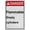 Warning Sign 6, variant on Weatherproof Vertical ANSI ESD Static Sign (Flammable or explosive static spark could ignite vapors Use static grounding cables when transferring liquids) 8 in" x 12 in" UV Resistant Sign