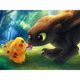 thumbnail image 2 of Cuadros Decorativos Pikachu y pintura al óleo sin dientes por números Kit sin marco decoración de imagen de dibujo, 2 of 9