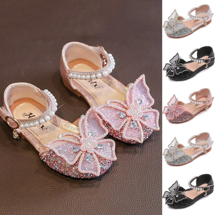 Lovebay Kids Baby Girls Rhinestone Sandals Sparkly Dress Shoes Party ...