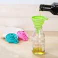 thumbnail image 4 of Portable Silicone Funnel, Convey Liquids Easily, Foldable for Space Saving, Heat , Kitchen Accessory for Bottles and Containers,  Silicone, 4 of 6