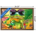 thumbnail image 3 of Summertime Frog Wall Poster, 14.725" x 22.375", Framed, 3 of 3