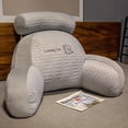 thumbnail image 5 of 1pc Silky Smooth Floor Cushion - Comfy Waist Support, Versatile Large Backrest for Reading and Relaxation, Decorative Bed Pillow for Bedroom and Living Room, Cool Summer Fabric, 5 of 7