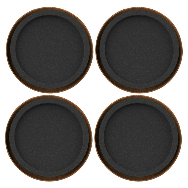 Naiovety 4 unids/set deslizadores de muebles en forma de taza para pisos de madera muebles y pisos que facilitan la fabricación Cubiertas para muebles de jardín 4.72 pulgadas