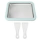 thumbnail image 1 of Máquina para hacer helados enrollados, plato frío instantáneo de acero inoxidable, servicio casero DIY con 2 espátulas para helado, granizados, yogur, 1 of 10
