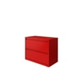 thumbnail image 3 of Hirsh 36 Inch Wide 2 Drawer Metal Lateral File Cabinet for Home and Office, Holds Letter, Legal and A4 Hanging Folders, Red, 3 of 5