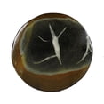 thumbnail image 2 of 35.60Cts Natural Unique Black Septarian Round Shape Cabochon Loose Gemstone, 2 of 2