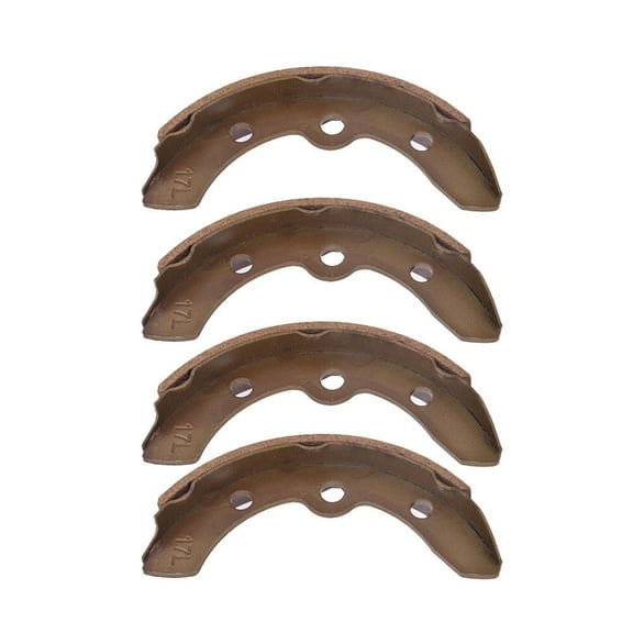 4-Pcs Golf Cart Long Rear Brake Shoes 1011463 Fit for Club Car DS G&E 1981-1994