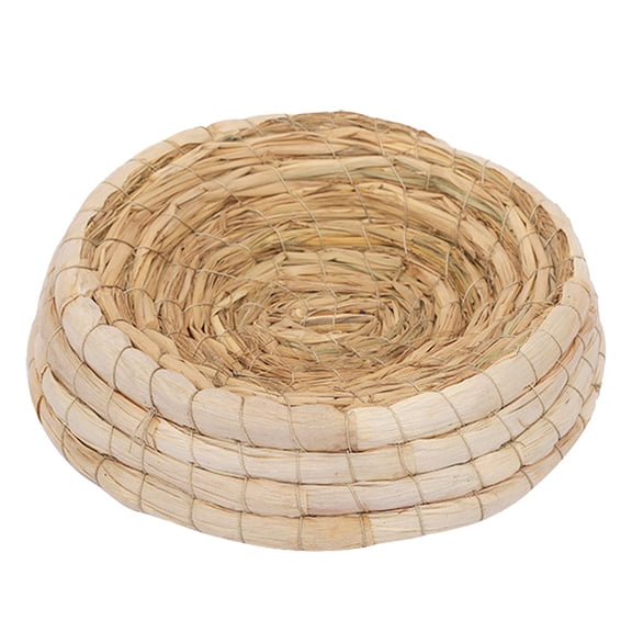 Soimiss Beige Plastic Pigeon Nest for Pet Birds and Hamsters Durable Hatching Nest for YearRound Use