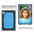 thumbnail image 5 of FIEWESEY Shockproof Kids Friendly Shoulder Strap Hybrid Tablet Case for Baken B10-2022/Mouikei Mke1001/Urao URa10031/Volentex M10/Freeski Fsk10018/Xgody N01/Wetap Y10/Lville Lville10051(Black/Blue), 5 of 6