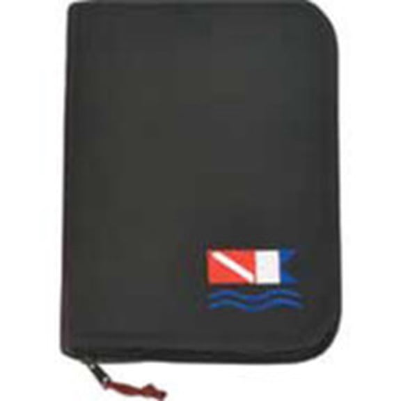 Log Book Low Profile Mini Binder Scuba Diving Black Dive Flag