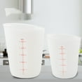 Cup Measure Stir Pour Measuring Measurements Lab Beaker 2 Pcs