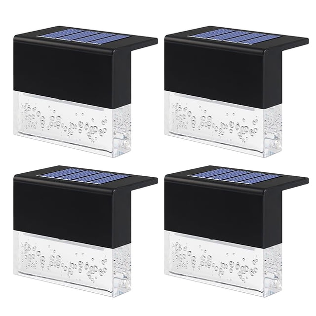 Luz solar Luz de jardín al aire libre Luz de pared de decoración de escalera Wmkox8yii jkg6973