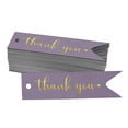 thumbnail image 1 of Inkdotpot Real Gold Foil Thank You Bridal Shower Tags Favor Hang Paper Tags 50 Pieces, 1 of 1