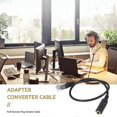 thumbnail image 2 of 2pc 3.5mm Stereo Audio Headset To Cisco Jack Female To Male Rj9 Plug Adapter Converter Cable Cord, 2 of 4