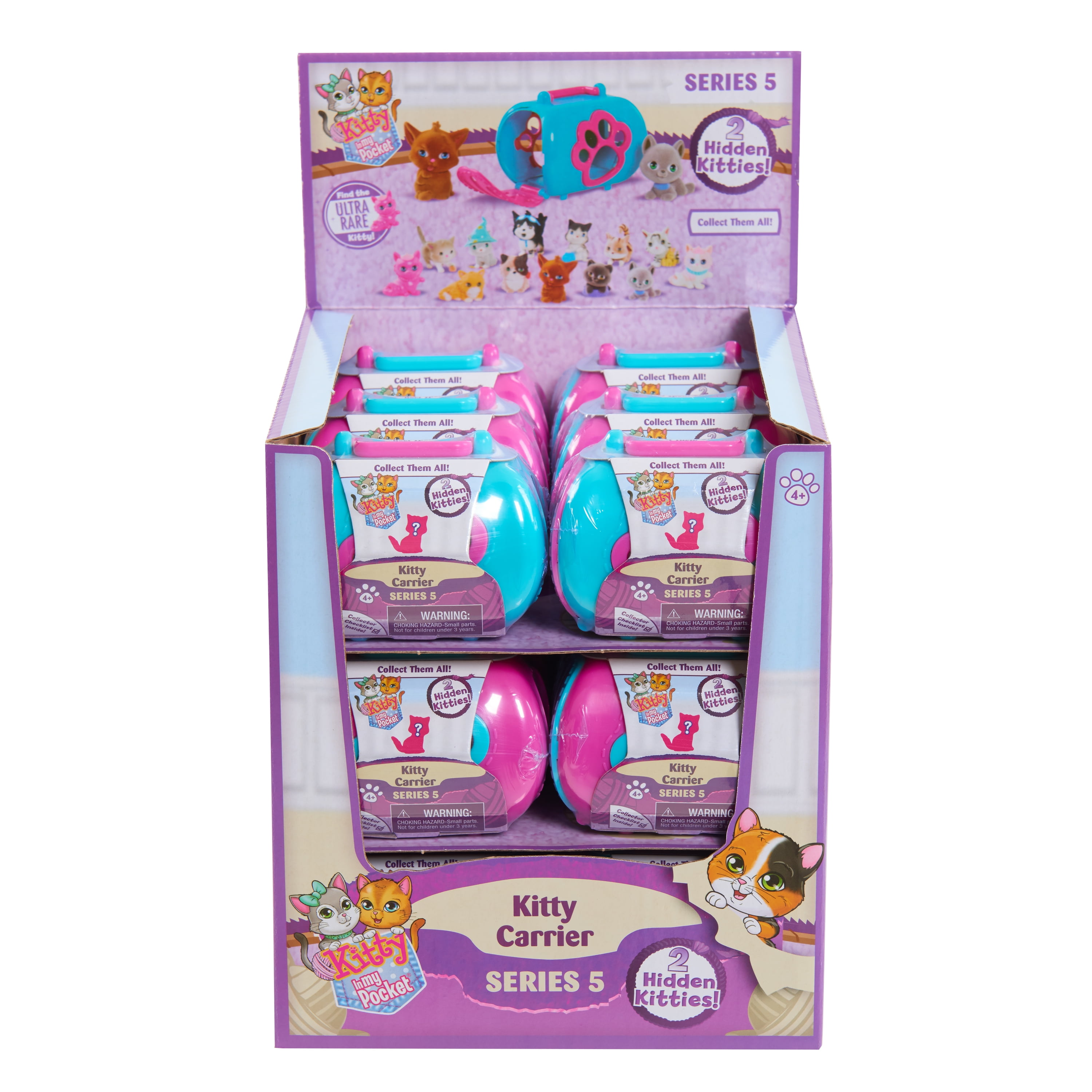 Kitty In My Pocket Series 5 Kitty Carrier Assortment - Walmart ...