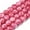 Deep Pink, variant on U8MO 20Strands Round Baking Painted Swirl Glass Beads Strands For Craft 8~8.5mm 31.8"-Sky Blue with fleck