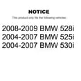 thumbnail image 2 of CMX Rear Disc Brake Rotors Pair for Car BMW 530i 525i 528i K8-100824, 2 of 8