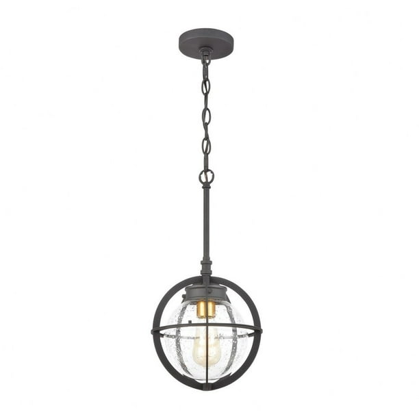 Caged Round Globe One Light Outdoor Hanging Lantern Transitional Pendant Com Caged Round Globe One Light Outdoor, Round Globe Pendant Light Fixture