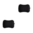 thumbnail image 3 of Naiovety Almohada plegable inflable para viajes, cuello, cintura, almohadas de aire, reposacabezas de coche, funda con correa fija, herramienta Negro 2Conjunto, 3 of 6