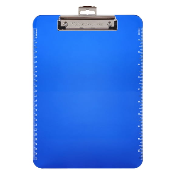 Office Depot® Brand Plastic Clipboard, Blue