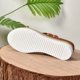 thumbnail image 5 of Bmisegm Ladies Summer Casual Solid Bright Colour Printed Soft Leather Woven Bottom Thick Bottom Slope Heel Large Size Sandals Slippers Womens Sandals Summer Coffee 8.5, 5 of 9