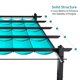 thumbnail image 5 of Pérgola de aluminio resistente con techo retráctil y malla lateral - Moderno acabado imitación madera, protección UV, ideal para exteriores - Patio, jardín, terraza o porche, 5 of 8