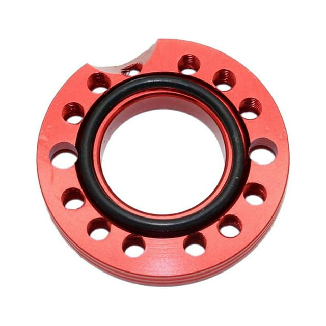 jinwen Ajusteur de Plaque d'Admission de Carburateur 28 mm pour Vélo Tout-Terrain Rouge