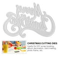 thumbnail image 4 of BEADCEST 2Pcs Silver Embossing Stencils Template for Wedding Scrapbooking Carbon Steel, 4 of 4