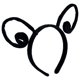 thumbnail image 4 of Set de diademas con antena de mariposa y pompones, 4 of 7