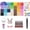 30000PCS 28Color, variant on 24 Colors Resin Rhinestones for Bedazzling Kit,Multicolor 3mm Flatback Gems,Jelly Rhinestones Bedazzled Kits with B7000 Glue,DIY Bedazzler Kit for Diamond Art Nail Charm Book Cloth Craft Makeup