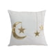 thumbnail image 2 of Funda de almohada de terciopelo con estrellas doradas y media luna Funda de almohada de poliéster, 2 of 6