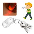thumbnail image 4 of Alarme anti-perte, localisateur de clés, sac, sifflet, contrôle sonore, avec batterie, blanc, 4 of 4