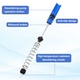 thumbnail image 5 of Solder Sucker, Powerful Desoldering Pump with Single Seal Rings 180mm Half Aluminum Plastic Handle Solder Sucker Tool for Electronics Repair Soldering Desoldering, Blue, 5 of 7