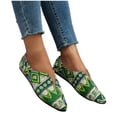 thumbnail image 2 of NOKIO Women's Flats Shoes Womens Dress Shoes Pointed Toe Slip on Flats Comfortable Shoes Loafers Flats for Women Women'S Sports Shoes Ethnic Wind Pointed Flat Shoes Comfortable Casual Shoes, 2 of 4