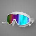 thumbnail image 1 of Gafas de natación con montura grande para hombre y mujer, gafas para miopía impermeables y antivaho de alta definición transparentes con tapones para los oídos integrados, 1 of 6