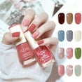 thumbnail image 2 of 8ml Nail Polish Quick Dry Non-irritating Vivid Color Excellent Saturation Long-lasting Effect Decorative Waterproof Nail Varnish Liquid Gel Manicure Design Nail Supplies, 2 of 10