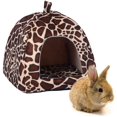 thumbnail image 1 of Shelter and basket for small pets - Rabbit, guinea pig, hamster, hedgehog, chinchilla, etc., 1 of 6