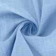 thumbnail image 6 of Women's Linen Shirts Solid Color Stand Collar Button Up Loose Casual Long Sleeve Shirt Long Sleeve Shirts for Women, 6 of 7