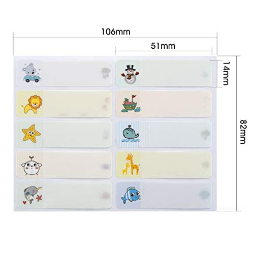 Whaline 400 Pcs Sage Green Baby Bottle Labels – Self-Laminating, Waterproof Name Stickers