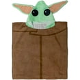 thumbnail image 2 of Baby Yoda Poncho Kids Hooded Beach Towel 23.6"&times;47.2", 2 of 3
