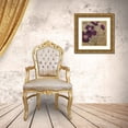 thumbnail image 3 of MAJA 26x26 Gold Ornate Wood Framed with Double Matting Museum Art Print Titled - Velvet Dance II, 3 of 4