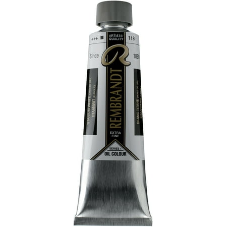 Rembrandt Artists' Oil Color, 150ml, Titaniam White Linseed (Best Linseed Oil For Oil Painting)