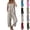 Beige, variant on POIUYTR Women Cotton Linen 2 Piece Sets Summer Lapel Cap Sleeve Button Shirts Loose High Waist Wide Leg Pants Trendy Comfy Outfits