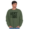 thumbnail image 4 of US Army Bro Military Star Logo Men's Crewneck Sweatshirt Brisco Brands L, 4 of 6
